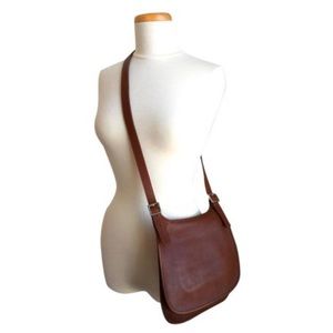 Coach Brown Small Hippie Flap Crossbody